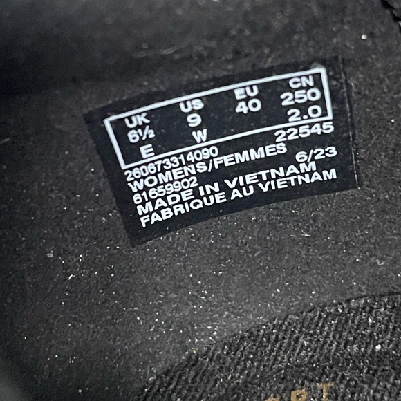 Clark’s Women’s Ashland Bubble Black Leather Loafers Size 9W Ortholite Footbed - Picture 10 of 10